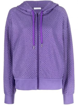 Kapučdžemperis ar kristāliem P.a.r.o.s.h. violets