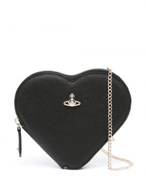 Kožená taška přes rameno se srdcovým vzorem Vivienne Westwood