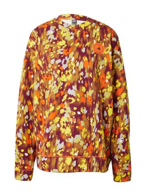 Пуловер на цветя с качулка с принт Adidas By Stella Mccartney