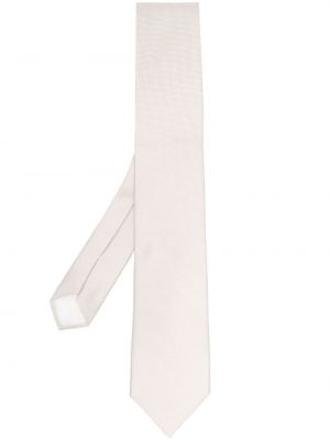 Hodvábna kravata Tagliatore béžová