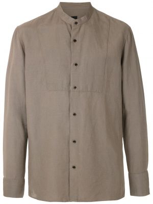 Camiseta de manga larga manga larga Osklen gris