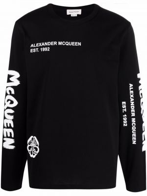 Camiseta Alexander Mcqueen negro