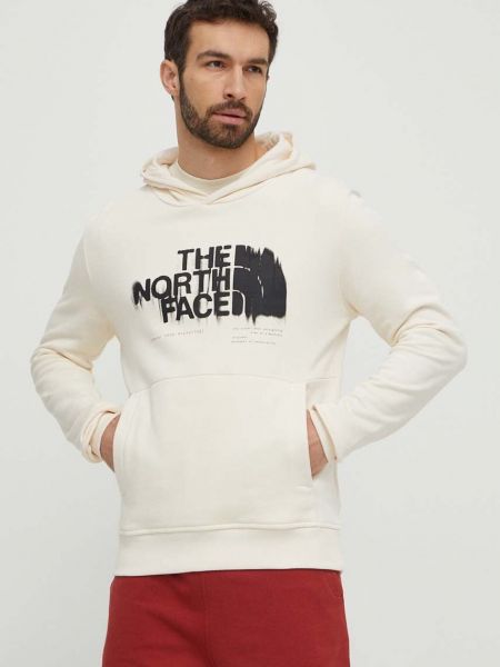 Pulover s kapuco The North Face bež
