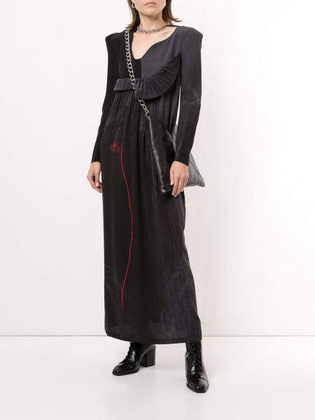 Vestido largo Yohji Yamamoto gris