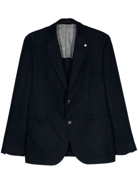 Blazer Luigi Bianchi Mantova blå