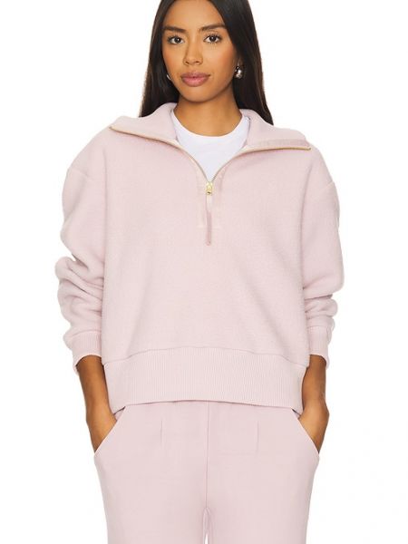 Fermuarlı sweatshirt Varley pembe