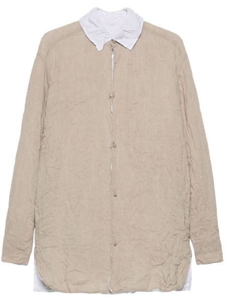 Chemise en lin Daniela Gregis beige