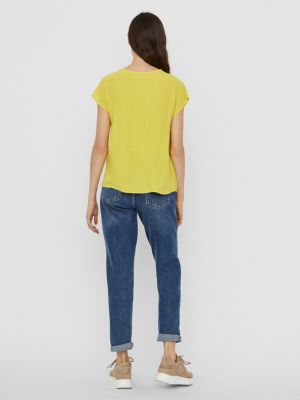 Bluzka Vero Moda żółta