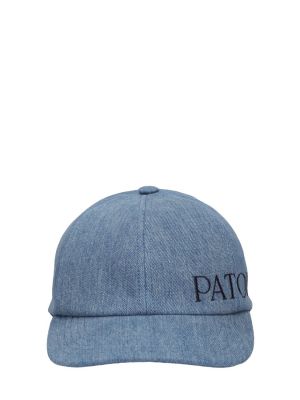 Cappello con visiera Patou blu