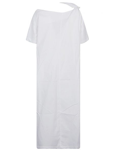 Vestito lungo di cotone Liviana Conti bianco
