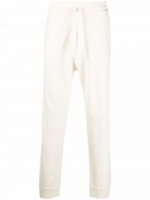 Pantalones de chándal ajustados Emporio Armani blanco