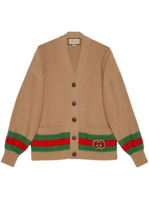 Cardigan tricotate Gucci maro