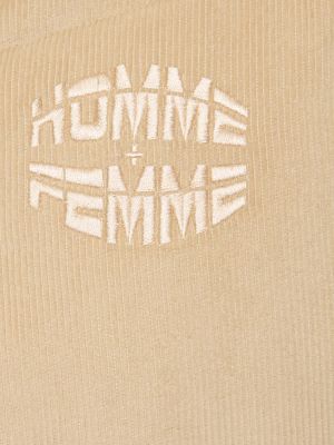 Kordbársony mellény Homme + Femme La barna