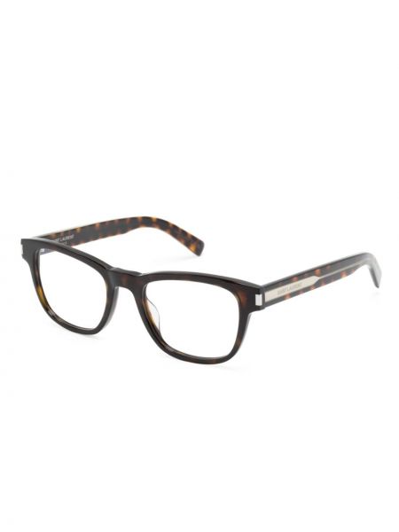 Brýle Saint Laurent Eyewear hnědé