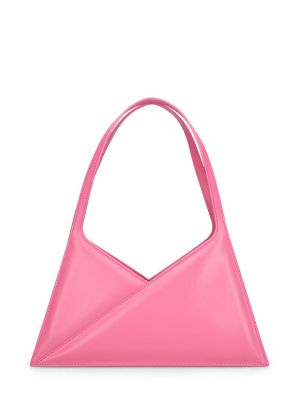 Кожени чанта за ръка Mm6 Maison Margiela розово