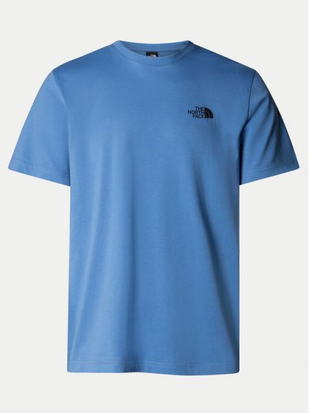 Тениска The North Face синьо