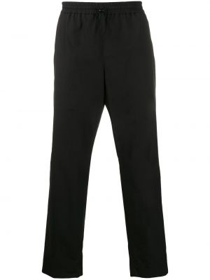 Pantalones rectos con cordones Kenzo negro