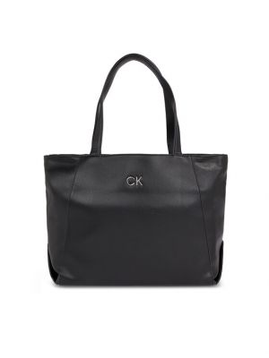 Geantă shopper Calvin Klein negru