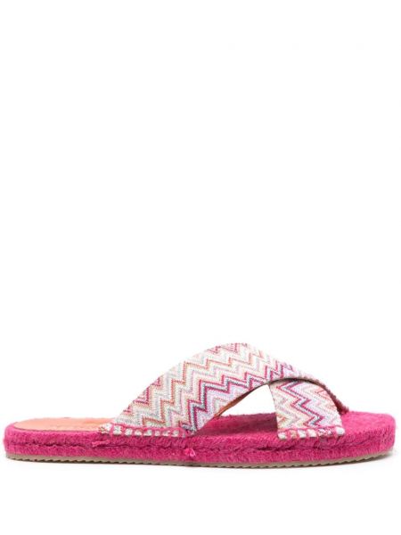 Espadrillot Missoni pinkki