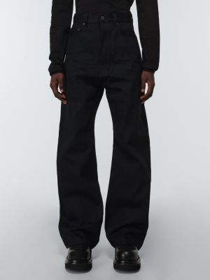 Jeansy relaxed fit Drkshdw By Rick Owens czarne