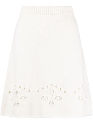 Φούστα mini Chloé λευκό