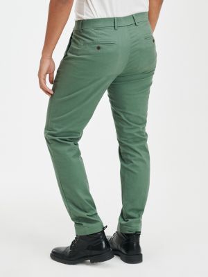 Slim fit kalhoty Gap zelené