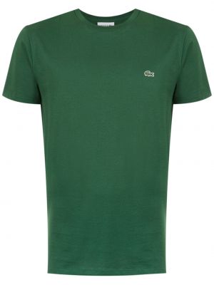 Haftowana koszulka Lacoste zielona