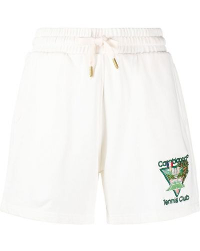 Sportske kratke hlače s vezom Casablanca bijela