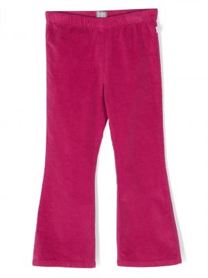 Pantaloni in velluto Il Gufo rosa