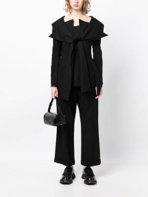 Přiléhavá bunda Yohji Yamamoto černá