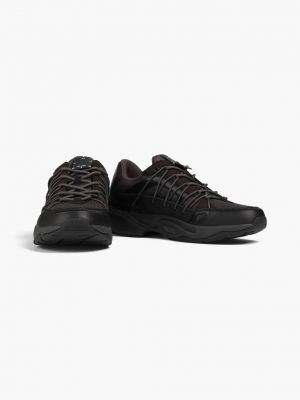 Кожаные кроссовки с сеткой Mcq Alexander Mcqueen черные