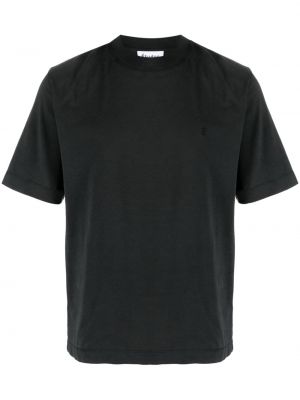 T-shirt aus baumwoll études schwarz