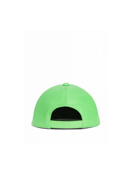 Gorra de cuero Giuseppe Zanotti verde