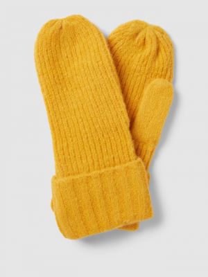 Трикотажные перчатки Ichi желтые