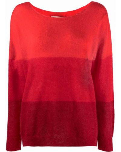 Jersey a rayas de tela jersey Twinset rojo