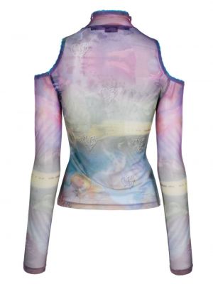 Abstrakter top mit print Andersson Bell lila