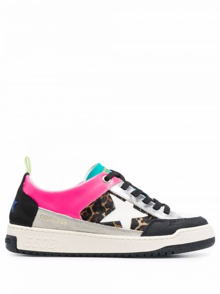 Leopard trykt sneakers Golden Goose