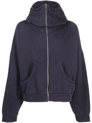 Hoodie mit reißverschluss aus baumwoll Entire Studios blau