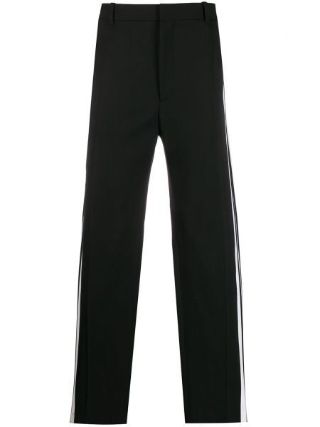 Pruhované sportovní kalhoty Balenciaga černé