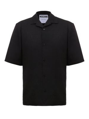 Черная рубашка Moschino