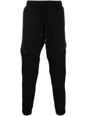 Bavlněné sportovní kalhoty jersey C.p. Company černé