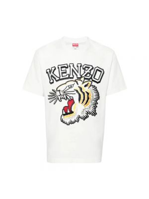 T-shirt mit tiger streifen Kenzo weiß