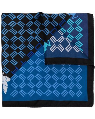 Bufanda de seda con estampado Etro azul
