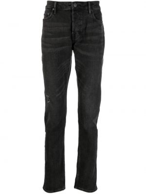 Slim fit skinny fit-jeans Allsaints svart