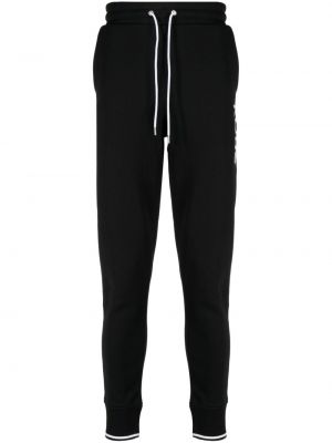 Pantaloni sport cu imagine Michael Kors negru