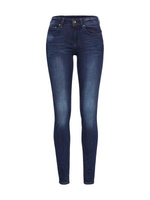 Jeans skinny con cerniera G-star Raw blu