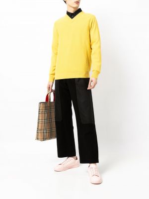 Pullover mit v-ausschnitt Shiatzy Chen gelb