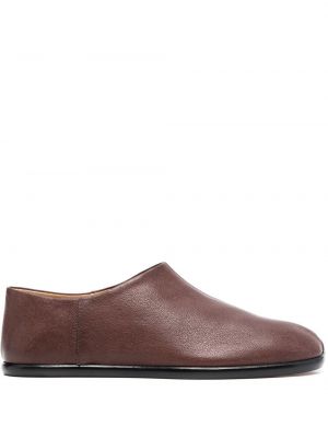 Skinn loafers Maison Margiela brun