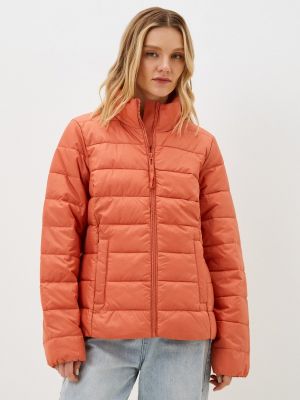 Утепленная демисезонная куртка Tom Tailor оранжевая
