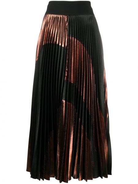 Falda de cintura alta Stella Mccartney negro